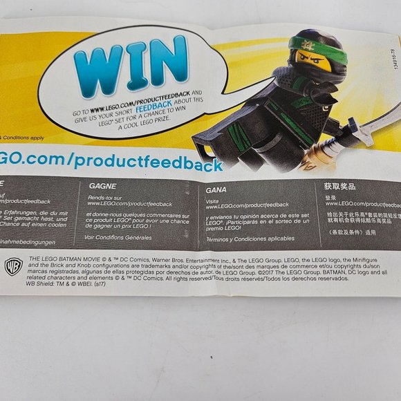 Lego Batman Movie DC Comics 70913 Manual Instruction Booklet ONLY No Bricks Figs - Picture 4 of 5